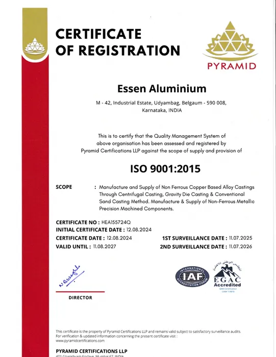 ISO Certificate